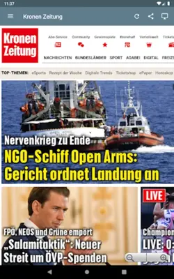 Österreich Zeitung android App screenshot 13