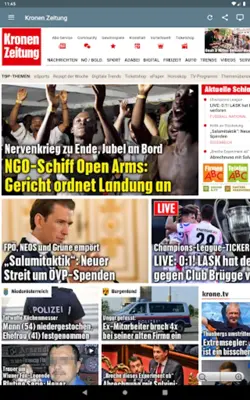 Österreich Zeitung android App screenshot 1