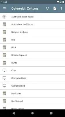 Österreich Zeitung android App screenshot 23